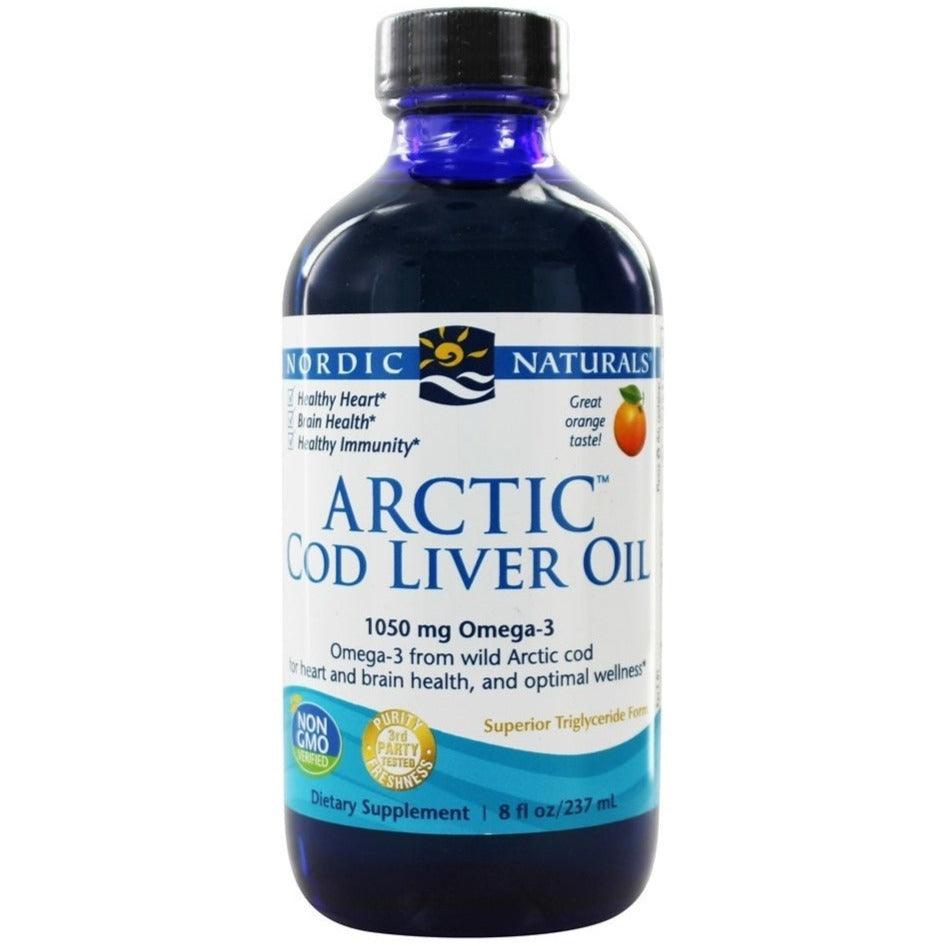 Nordic Naturals Cod Liver Oil Orange 237 ml Supplements - EFAs at Village Vitamin Store