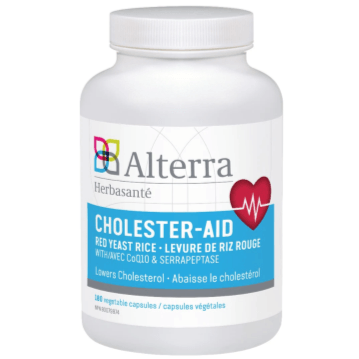 Alterra Cholester-Aid 180 Veggie Caps Supplements - Cholesterol Management at Village Vitamin Store