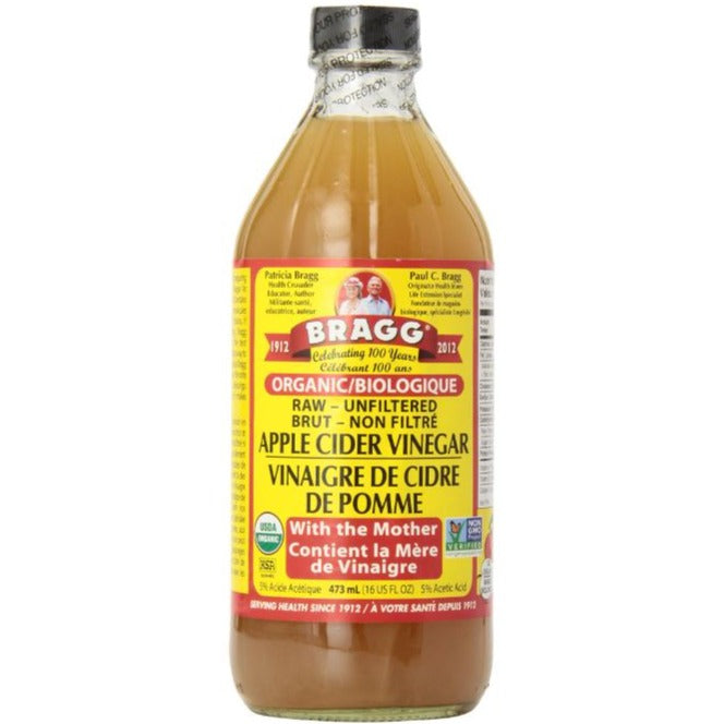 Bragg Organic Apple Cider Vinegar 473mL (Glass)*Limit of 1 Per Order* Food Items at Village Vitamin Store