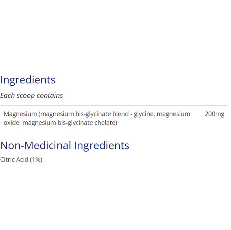 CanPrev Magnesium Bis-Glycinate 200 Gentle Powder 120g Minerals - Magnesium at Village Vitamin Store