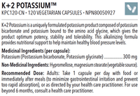 Designs for Health K+2 Potassium 120 Veg Capsules Vitamins - Vitamin K at Village Vitamin Store