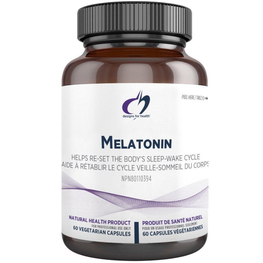 Designs for Health Melatonin 60 Veg Capsules Supplements - Sleep at Village Vitamin Store