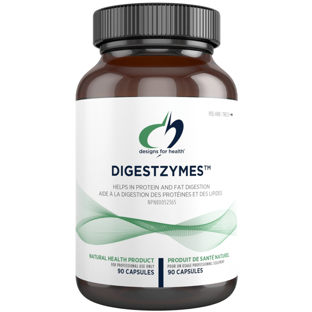 Designs for Health Digestzymes 90 Veg Capsules Supplements - Digestive Enzymes at Village Vitamin Store