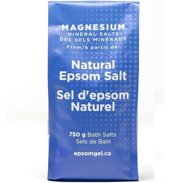 Epsomgel Natural Epsom Salt, 750g Bath & Body at Village Vitamin Store
