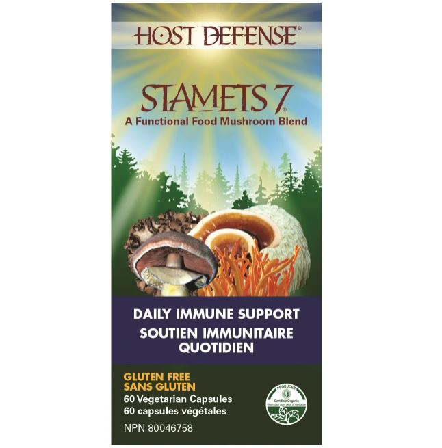 Host Defense Stamets 7 60 Veggie Caps Supplements - Immune Health at Village Vitamin Store