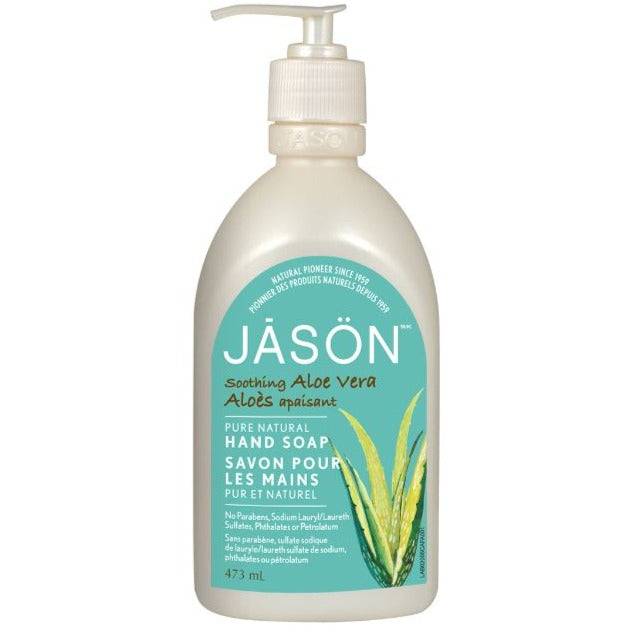 Jason Hand Soap Soothing Aloe Vera 473mL Soap & Gel at Village Vitamin Store