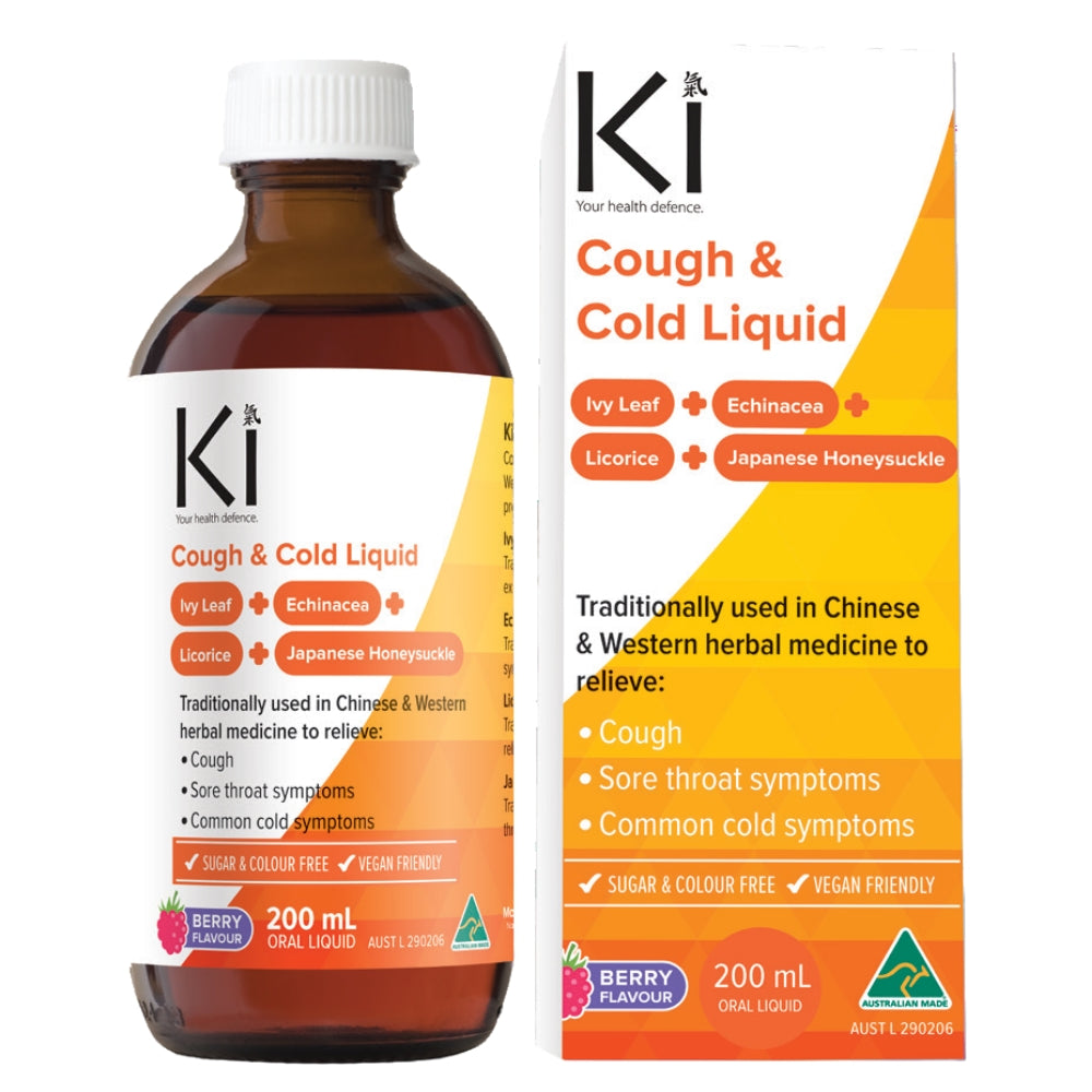 Ki Cough & Cold Liquid 200 mL Homeopathic at Village Vitamin Store