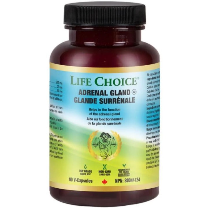 Life Choice Adrenal Gland 90 Veggie Caps Supplements - Stress at Village Vitamin Store