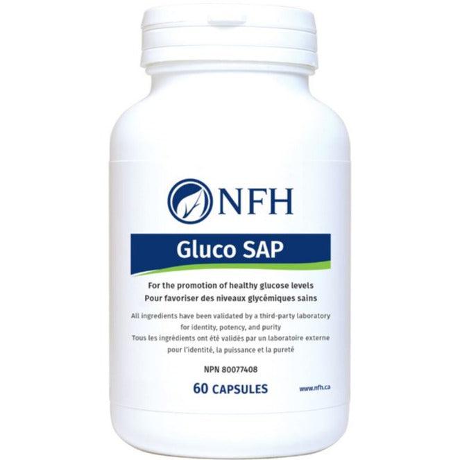 NFH Gluco SAP 60 Capsules Supplements - Blood Sugar at Village Vitamin Store