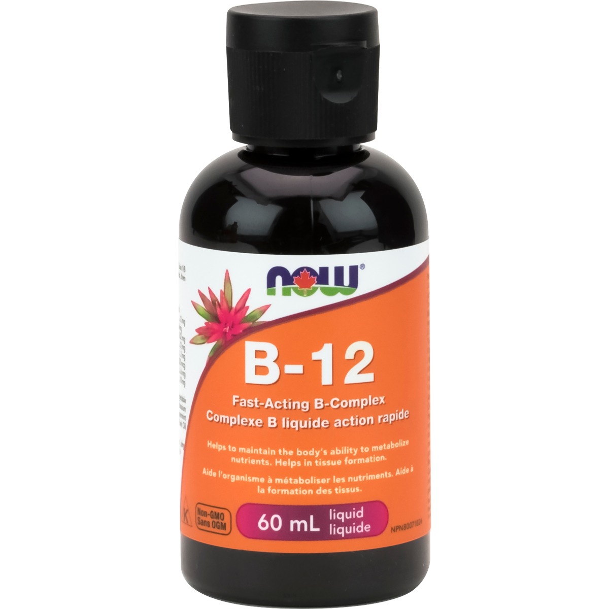 NOW Vitamin B12 Fast Acting B Complex 60mL Vitamins - Vitamin B at Village Vitamin Store