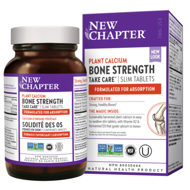 New Chapter Bone Strength Take Care 60 Vegetarian Tablets Supplements - Bone Health at Village Vitamin Store