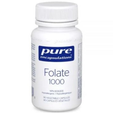 Pure Encapsulations Folate 1000 90 Veggie Caps Supplements at Village Vitamin Store