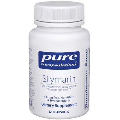 Pure Encapsulations Silymarin 120 Capsules Supplements - Liver Care at Village Vitamin Store