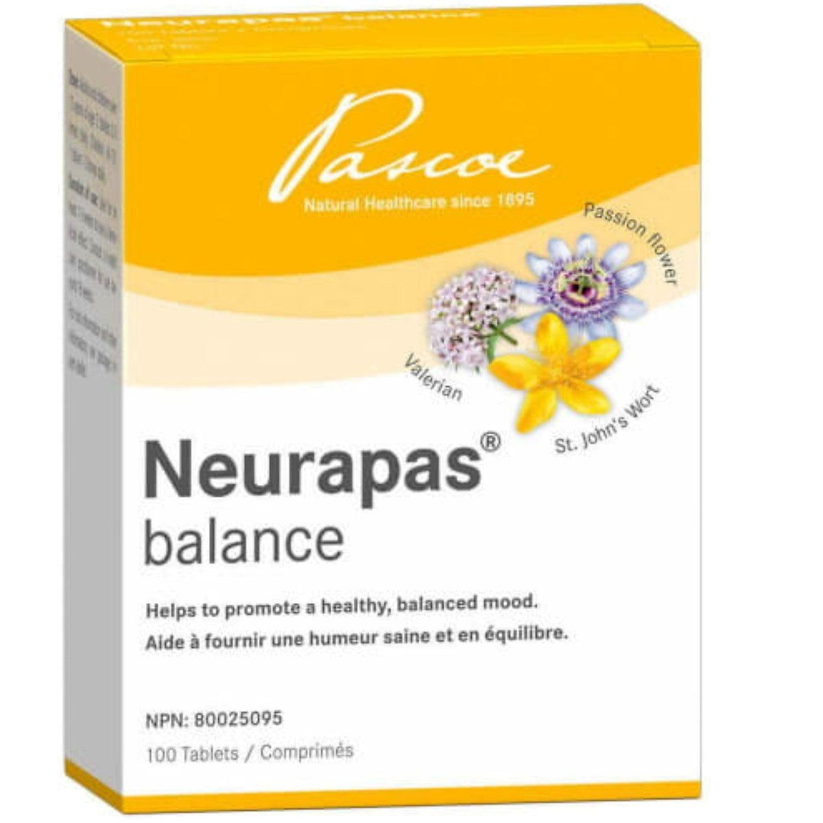 Pascoe Neurapas Balance 100 Tabs* Homeopathic at Village Vitamin Store