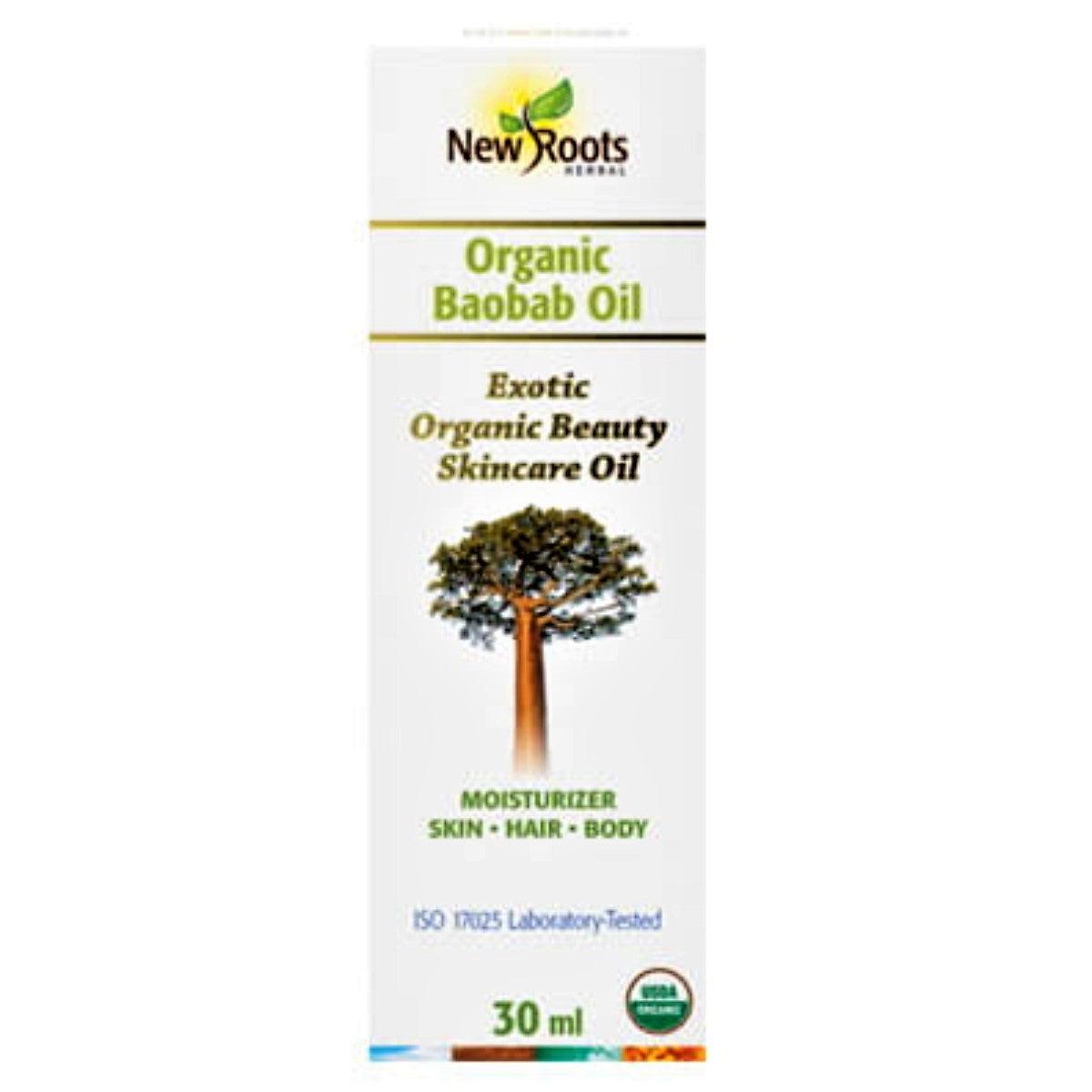 New Roots Organic Baobab Oil 30ml Beauty Oils at Village Vitamin Store