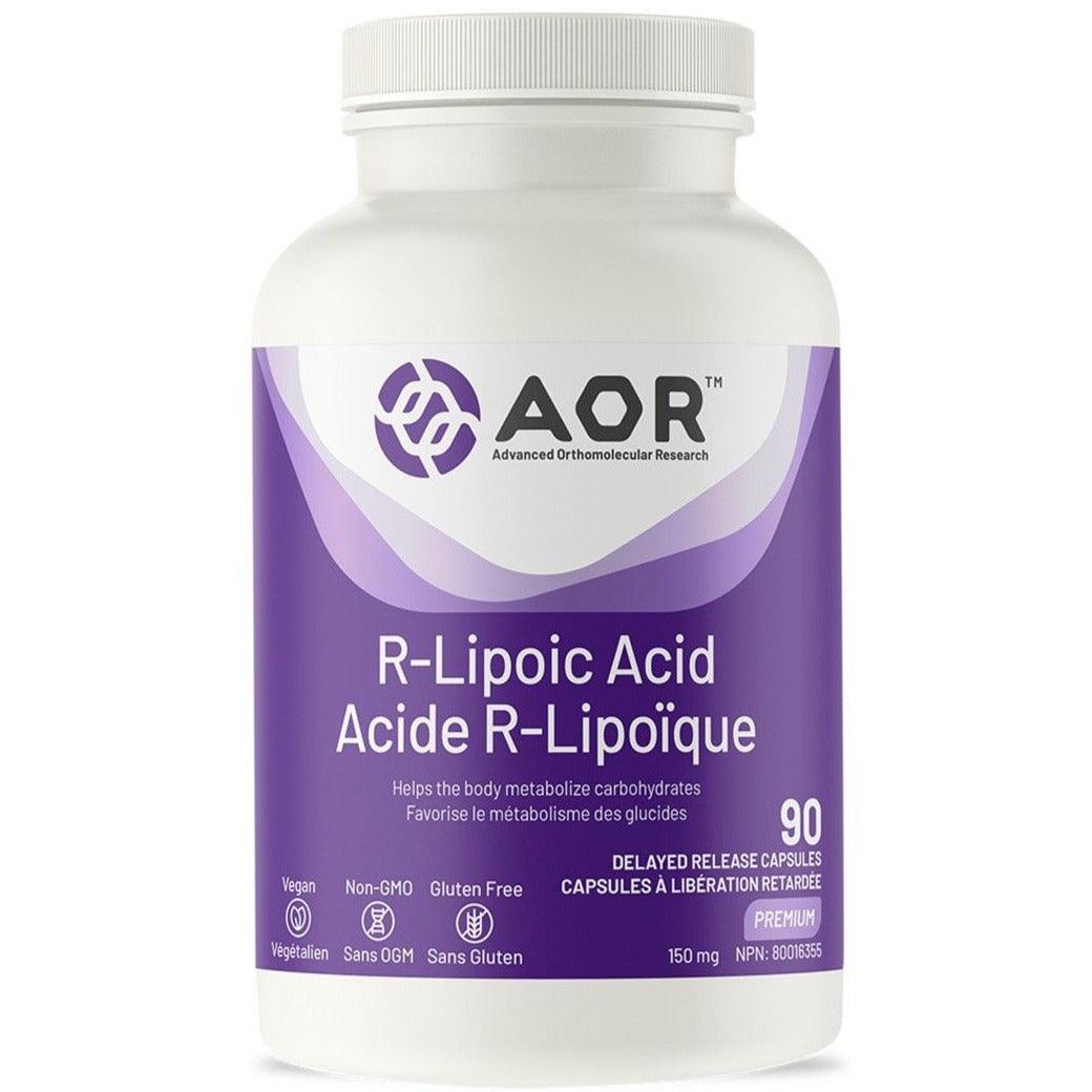 AOR R-Lipoic Acid 150mg 90 Capsules Supplements at Village Vitamin Store