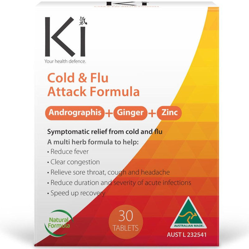 Martin & Pleasance KI Cold & Flu Attack Formula 30 Tabs Homeopathic at Village Vitamin Store