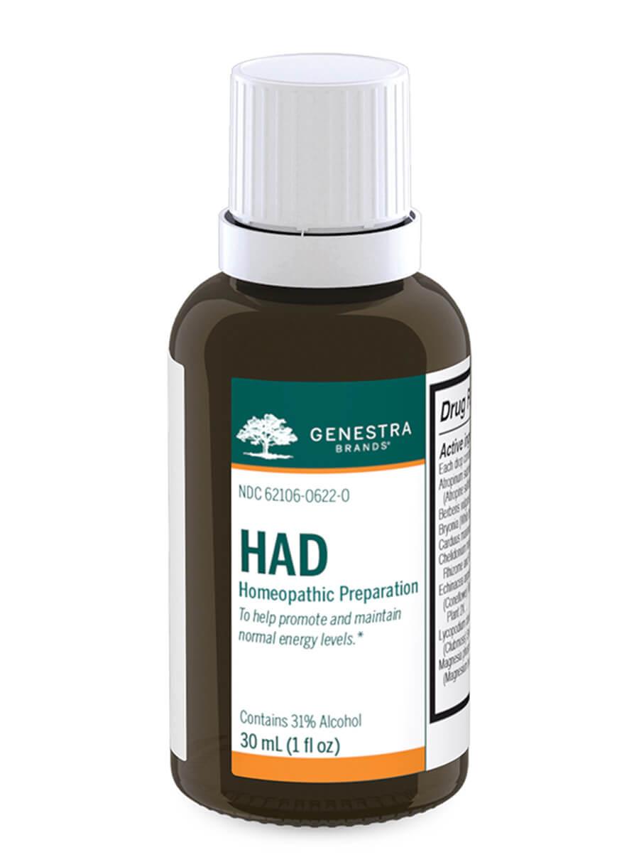 Genestra HAD Adrenal Drops 30ml Homeopathic at Village Vitamin Store