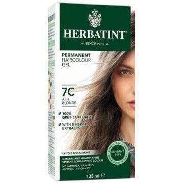 Herbatint Permanent Hair Colour Gel Ash Blonde 7C 135mL Hair Colour at Village Vitamin Store