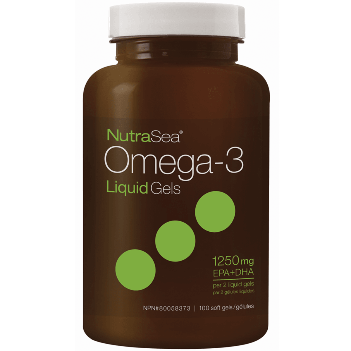 NutraSea Omega-3 Liquid Gels 100 Softgels* Supplements - EFAs at Village Vitamin Store