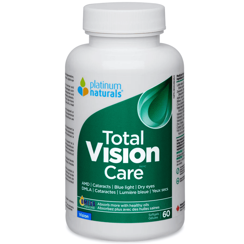 Platinum Naturals Total VisionCare 60 Softgels Supplements - Eye Health at Village Vitamin Store
