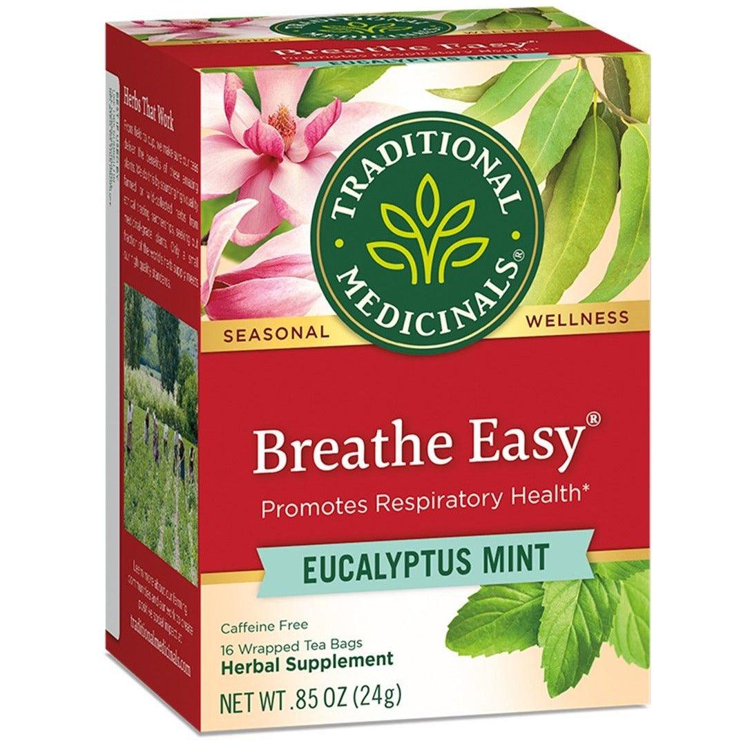 Traditional Medicinals Breathe Easy Eucalyptus Mint 16 Tea bags Food Items at Village Vitamin Store