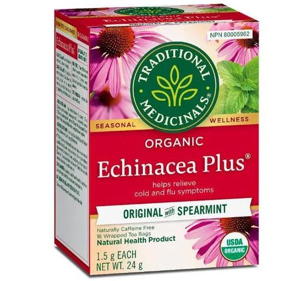 Traditional Medicinals Organic Echinacea Plus 16 Tea Bags Food Items at Village Vitamin Store
