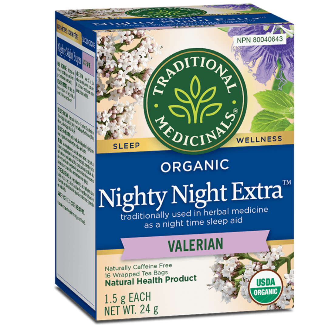 Traditional Medicinals Organic Nighty Night Extra 16 Tea Bags Food Items at Village Vitamin Store