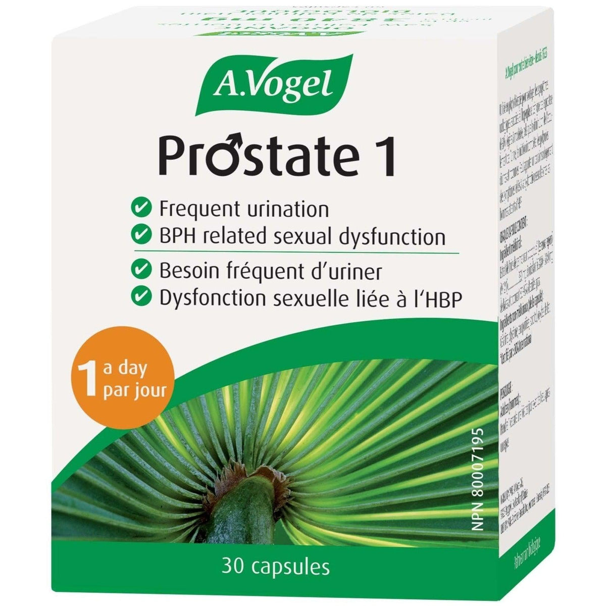 A. Vogel Prostate 1 30 Capsules Supplements - Prostate at Village Vitamin Store
