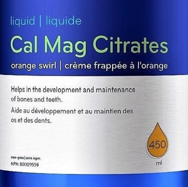 Sisu Calcium Magnesium Citrates Liquid Orange 450mL Village Vitamin Store