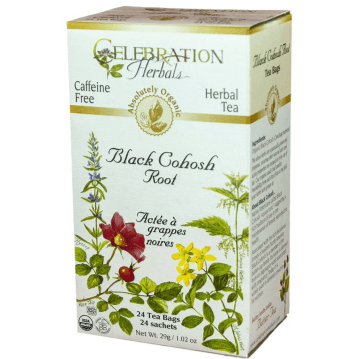 Celebration Herbals Black Cohosh Root Tea 24 Tea Bags Food Items at Village Vitamin Store