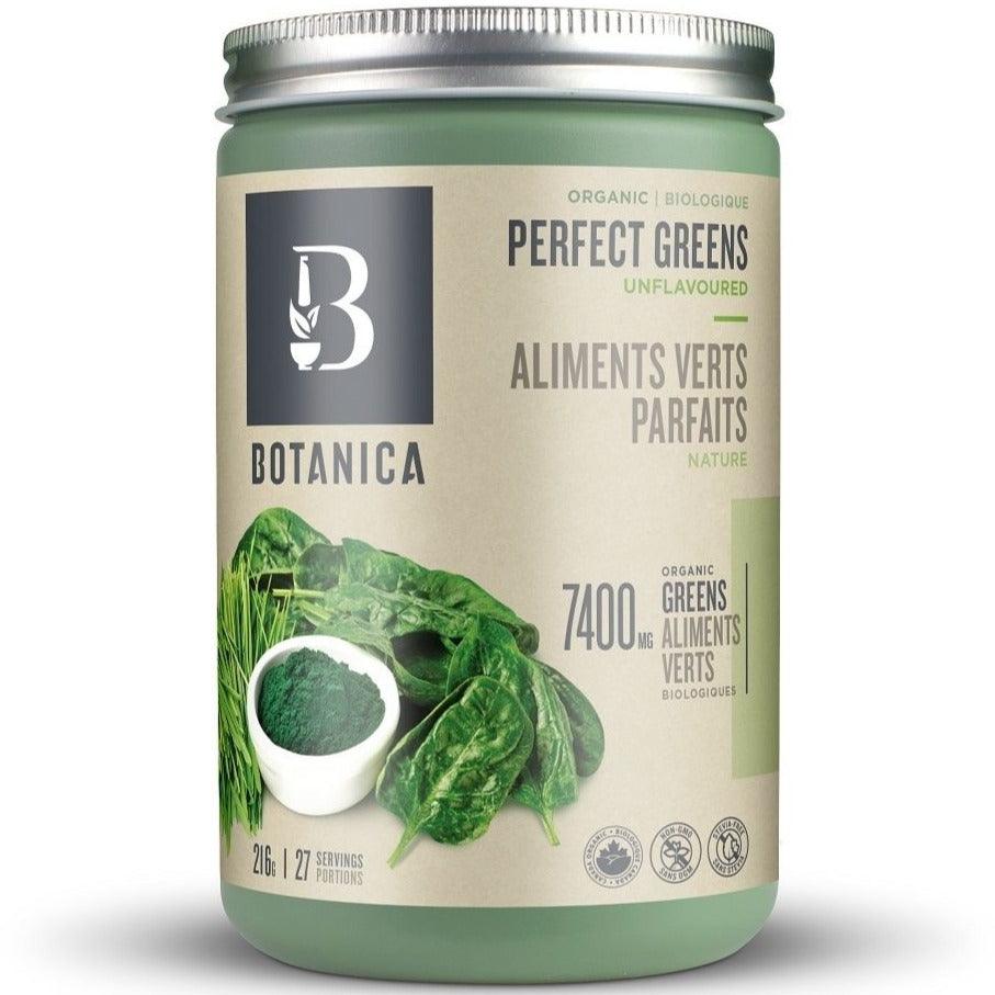 Botanica Perfect Greens Unflavoured 216g Supplements - Greens at Village Vitamin Store