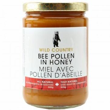 Wild Country Bee Pollen Honey 500g Food Items at Village Vitamin Store