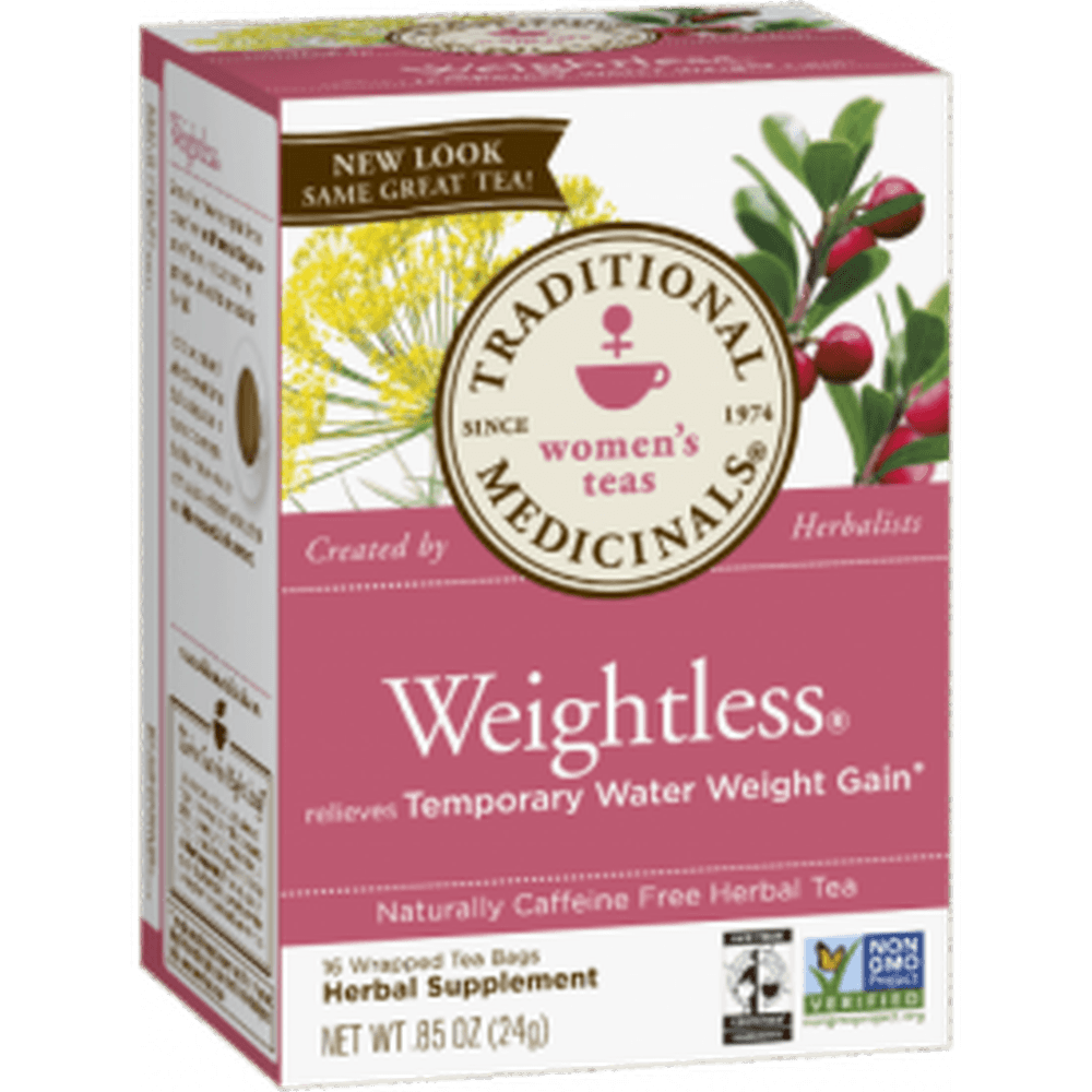 Traditional Medicinals Weightless Tea 24G Food Items at Village Vitamin Store