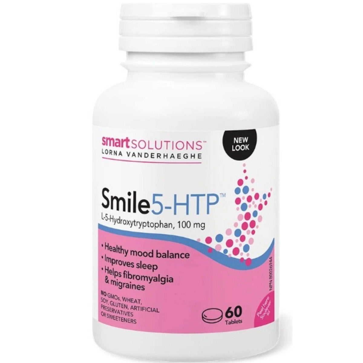 Smart Solutions Smile 5-HTP 60 Tabs Supplements - Stress at Village Vitamin Store
