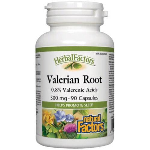 Natural Factors Valerian Root Extract 300mg 90 capsules Supplements - Sleep at Village Vitamin Store