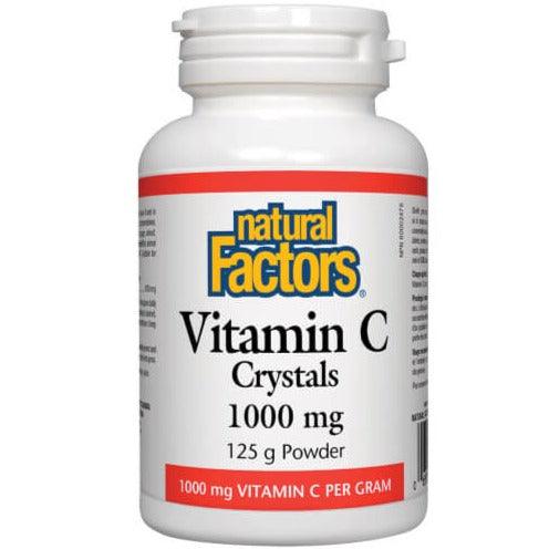 Natural Factors Vitamin C Crystals Powder 125g Powder Vitamins - Vitamin C at Village Vitamin Store