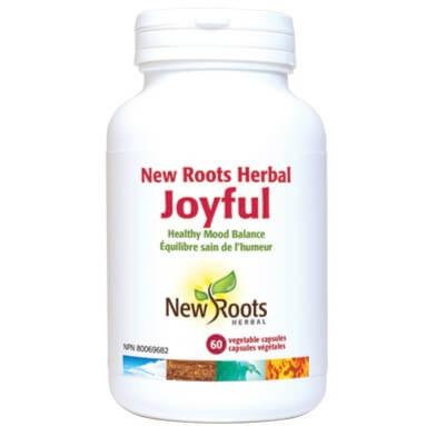 New Roots Herbal Joyful 60 Veggie Caps Supplements - Stress at Village Vitamin Store