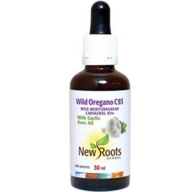New Roots Oregano Oil C93 with Garlic 30ml Cough, Cold & Flu at Village Vitamin Store