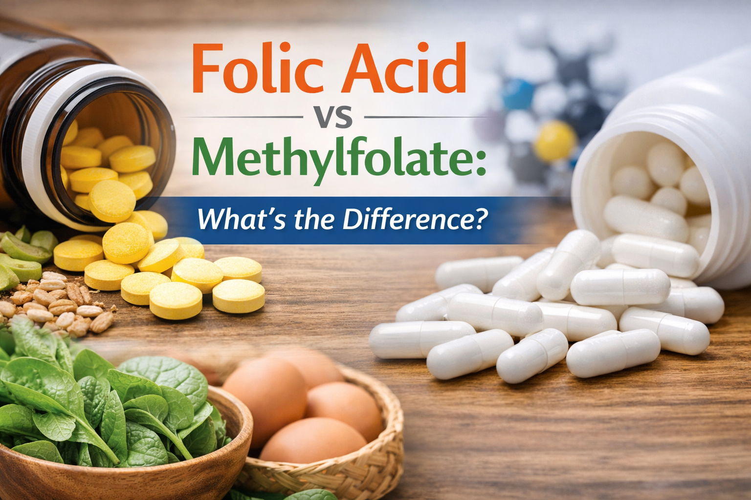 Folic Acid vs Methylfolate: What’s the Difference?