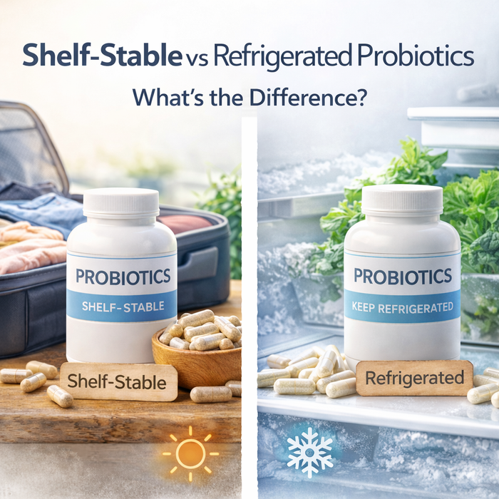 Probiotics in Canada: Shelf-Stable vs Refrigerated — What’s the Difference?