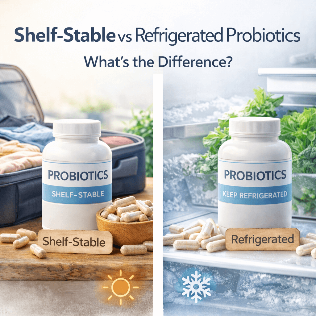 Probiotics in Canada: Shelf-Stable vs Refrigerated — What’s the Difference?
