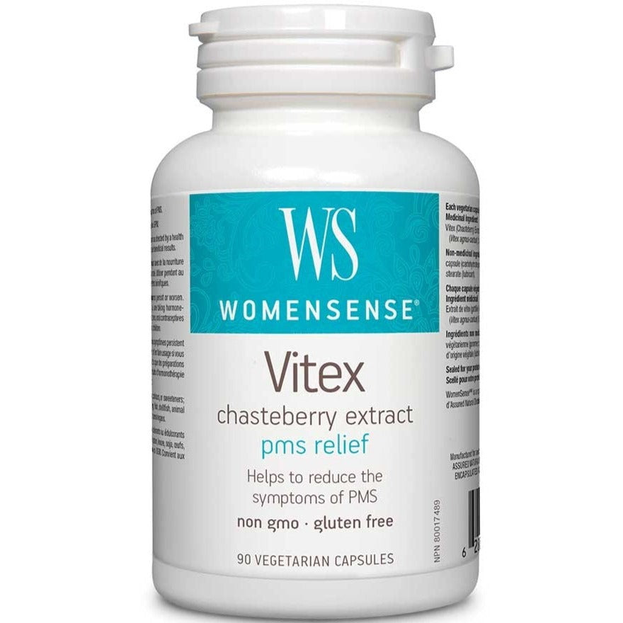 WomenSense Vitex 80mg 90 VC Supplements - Hormonal Balance at Village Vitamin Store