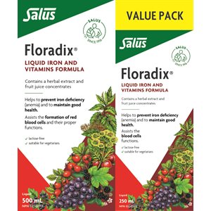 Salus Floradix Formula Value Pack (500ml + 250ml)