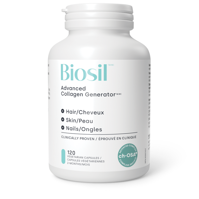 BioSil Advanced Collagen Generator 120 Vegan Liquid Capsules