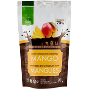 Green Sun Organic Vegan Dark Chocolate Covered Mango Food Items at Village Vitamin Store
