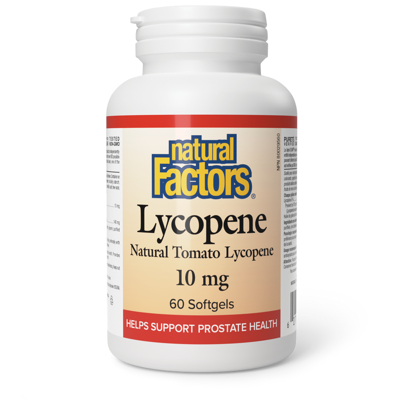 Natural Factors Lycopene 10mg 60 Softgels