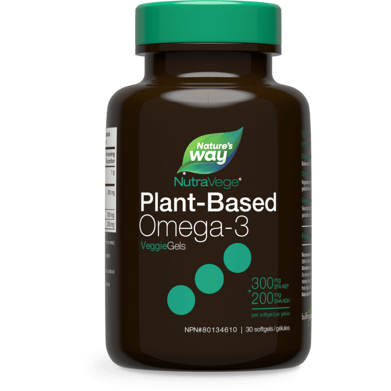 NutraVege Omega-3 Plant Based Liquid Gel 30 softgels