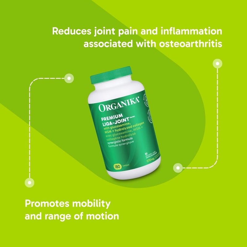 Organika Liga-Joint Premium 830mg 180 Capsules