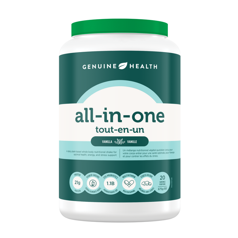 Genuine Health All in one Shake - Vanilla 675 grams